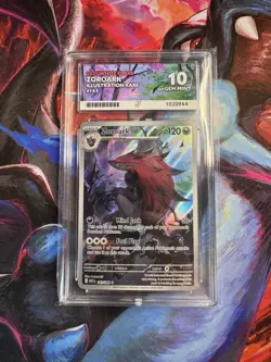 Pokemon TCG Zoroark 143/086 Illustration Rare White Flare ACE 10 Gem Mint - Image 1