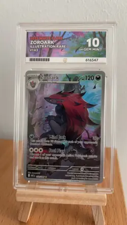 Pokemon TCG Zoroark 143/086 Illustration Rare White Flare ACE 10 Gem Mint - Image 1