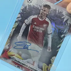 Oleksandr Zinchenko Auto Base Topps Karneval 2023/2024 FC Arsenal - Image 4