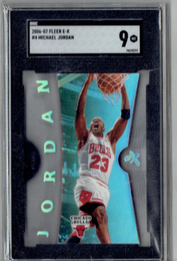 Michael Jordan 2006-07 Fleer EX Base Card #4 SGC9 - Image 1