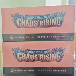 2 x Pokemon TCG Chaos Rising Pokemon Center Elite Trainer Box ETB Sealed New - Image 4