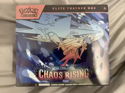 Pokemon TCG Mega Evolution Chaos Rising Elite Trainer Box ETB - New Sealed - Image 1