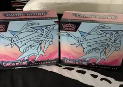 Pokemon TCG: Chaos Rising Pokemon Center Elite Trainer Box - PKC ETB x2 - Image 1