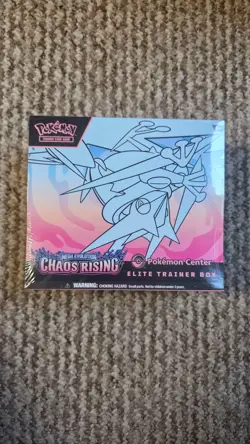 Pokemon TCG: Chaos Rising Pokemon Center Elite Trainer Box ETB - Slight Rip - Image 1
