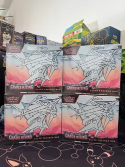 Pokemon TCG: Chaos Rising Pokemon Center Elite Trainer Box - PKC ETB PERFECT 4x - Image 1