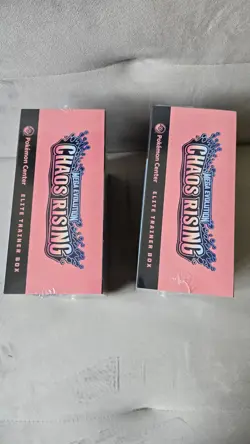 2x Pokemon Chaos Rising Elite Trainer Box ETB TCG (New & Sealed) - Image 5