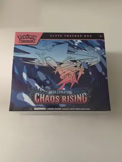 Pokemon TCG Mega Evolution Chaos Rising Elite Trainer Box (ETB) New Sealed - Image 1