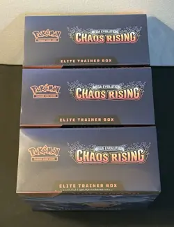Pokemon TCG Chaos Rising Elite Trainer Box Sealed Lot of 3 - English ETB - Image 5