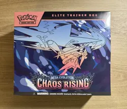 Pokemon TCG: Mega Evolution Chaos Rising Elite Trainer Box (ETB) - New & Sealed - Image 1