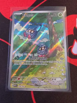 Tangela 178/165 Sv: Scarlet & Violet 151 Illustration Full Art Holo - Pokemon - Image 1