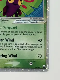 Pokemon TCG Dustox ex 86/92 Legend Maker Holo Silver Border Swirl - Image 5