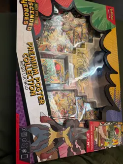 Pokemon TCG Ascended Heroes Premium Poster Collection Mega Lucario Sealed Box 1 - Image 2