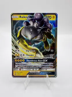 Pokemon TCG: Raikou GX SM121 - SM Promo NM - Image 1