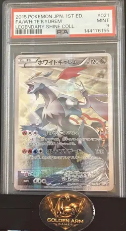 Pokemon TCG PSA 9 MINT White Kyurem 021/027 Legendary Shine Collection JP - Image 1