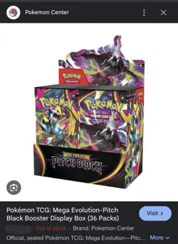 Pokemon TCG Pitch Black Booster Box 36 Packs - *PRESALE* - Image 1
