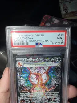 Pokemon TCG Charizard EX Obsidian Flames Special Illustration Card 223/197 PSA 9 - Image 3