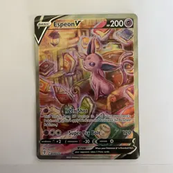 Espeon V - 180/203 Evolving Skies Alternate Art Pokemon - NM/MINT - Image 1