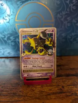 Pokemon TCG Alakazam Lv.X 103/111- Rising Rivals - Holo - Image 1