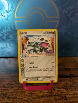 Pokemon TCG Lairon 45/110 - EX Holon Phantoms - Stamped - Reverse Holo - Image 1
