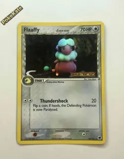 Pokemon TCG Flaaffy 30/101 Ex Dragon Frontiers Stamped Holo- English- Raw- LP - Image 1