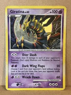 Pokemon TCG Giratina 10/127 Platinum Holo- English- Raw- Mp - Image 1