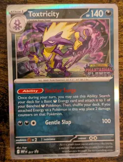 Pokemon TCG Toxtricity MEP 017 - Black Star Promo - Sealed Deck - Stamped - Image 1