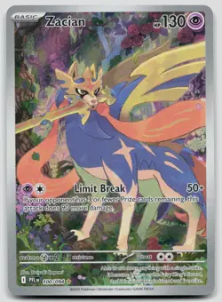 Zacian 100/094 Phantasmal Flames Pokemon NM - Image 1