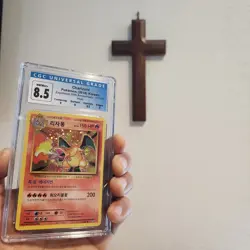 2016 Pokemon Charizard 011/100 CP6 20th Anniversary Korean CGC 8.5 w/ Subgrades - Image 4