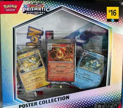 🚨Lot of 2 Pokemon TCG: Prismatic Evolutions Poster Collection Brand New, Sealed - Image 2