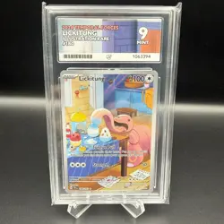 Pokemon TCG Lickitung 180/162 Temporal Forces Illustration Rare Card Ace 9 - Image 1