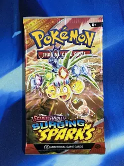 Pokemon Scarlet & Violet Surging Sparks Booster Pack Lot X10 Artset SV 08 - Image 4