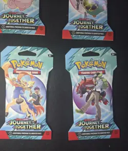 Pokemon Journey Together Lot Of ×6 Sleeved Boosters Factory Sealed - Image 5