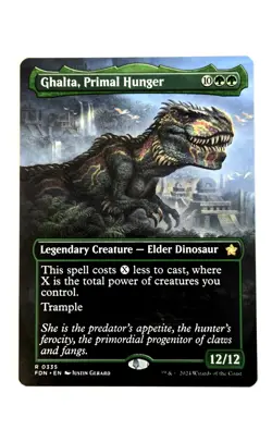 Ghalta, Primal Hunger (Borderless) Foundations (BLB) Rare 0335 Regular - Image 1