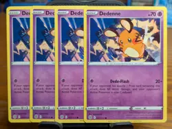 Pokemon TCG Brilliant Stars Dedenne 067/172 x4 Playset - Image 1