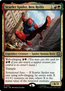 NM - Scarlet Spider, Ben Reilly R Marvel's Spider-Man 142 - Image 1