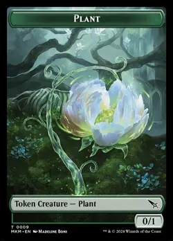 MTG Plant Token (0009) NM-Mint Murders at Karlov Manor - Image 1