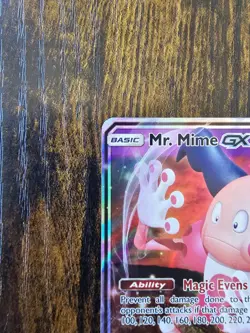 Mr. Mime GX 56/168 Holo GX Rare Celestial Storm Pokemon Near Mint - Image 3
