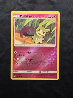 Mimikyu Team Up 112/181 Reverse Holo LP 2019 Pokemon TCG - Image 1