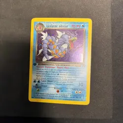 Dark Gyarados 8/82 French First Edition Team Rocket Leviator Obscur Nm Pokemon - Image 1