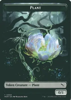 MTG Plant Token Normal NM Murders at Karlov Manor Magic 9 - Image 1