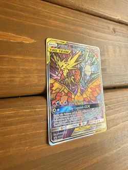 Hidden Fates Promo Card Moltres, Zapdos, Articuno GX SM210 Pokemon TCG - Image 2