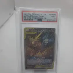 Pokemon TCG Hidden Fates Moltres Zapdos Articuno GX Black Star Promo SM210 PSA 9 - Image 2