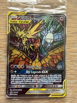 Pokemon TCG - Moltres & Zapdos & Articuno GX SM210 - Hidden Fates Promo - SEALED - Image 1
