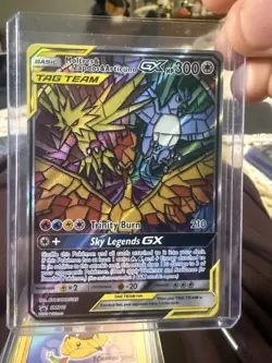 Pokemon TCG Moltres Zapdos Articuno GX SM210 Hidden Fates Promo - Image 1