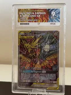 Pokemon TCG Moltres & Zapdos & Articuno GX SM210 Hidden Fates Promo Card - Ace9 - Image 1