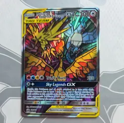 Moltres & Zapdos & Articuno GX SM210 NM Pokemon TCG Hidden Fates ETB Promo - Image 1