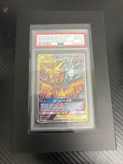 Pokemon TCG Moltres & Zapdos & Articuno GX SM210 PSA 10 Hidden Fates ETB Promo - Image 1