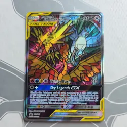 Moltres & Zapdos & Articuno GX SM210 NM Pokemon TCG Hidden Fates ETB Promo - Image 1