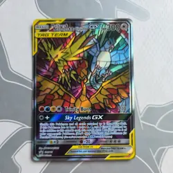 Moltres & Zapdos & Articuno GX SM210 NM Pokemon TCG Hidden Fates ETB Promo - Image 1