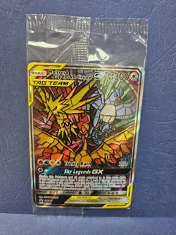 Pokemon TCG Moltres & Zapdos & Articuno GX Hidden Fates Card SEALED sm210 PROMO - Image 1